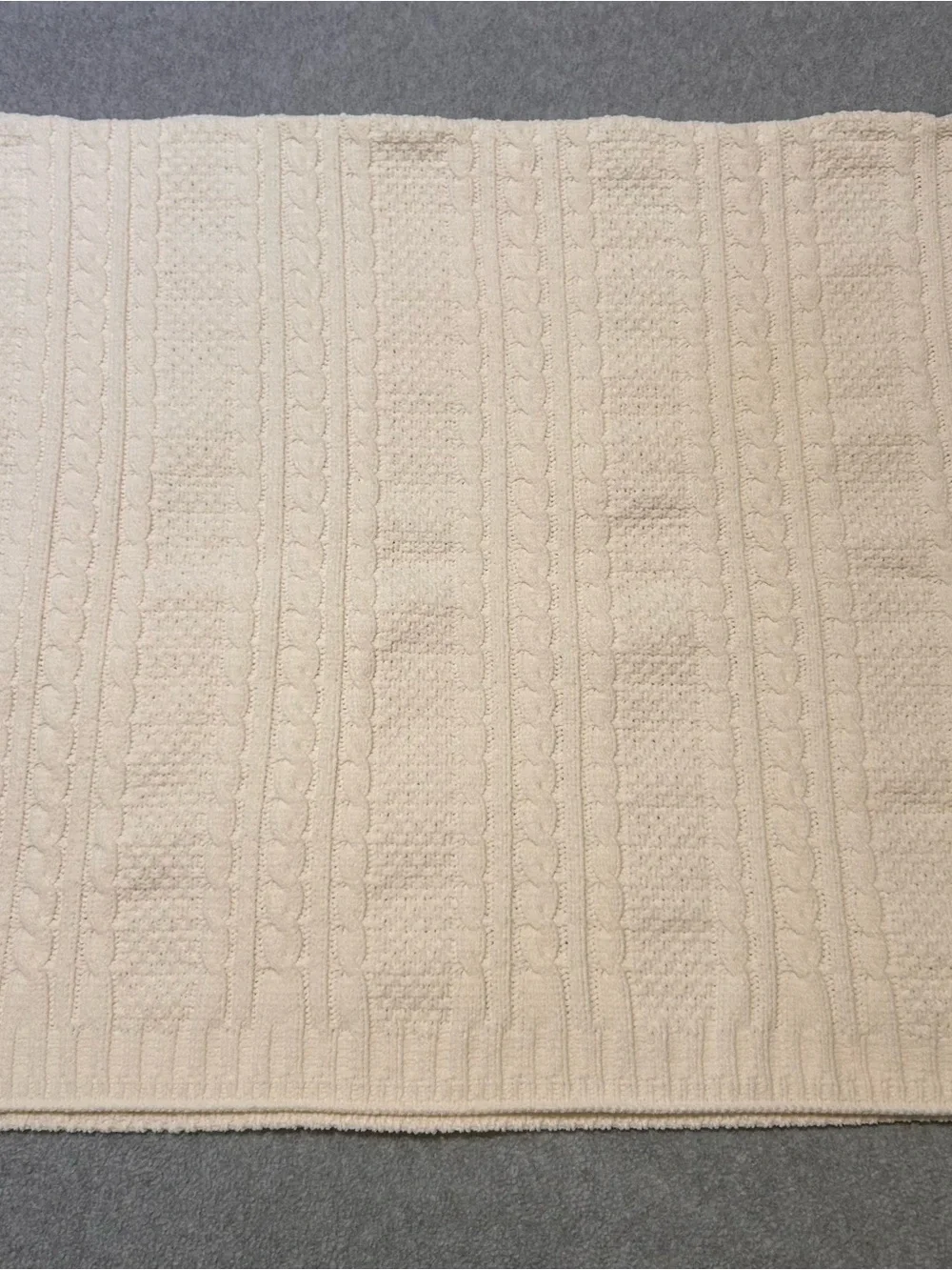 Nordstrom Cable Knit Baby Blanket Ivory